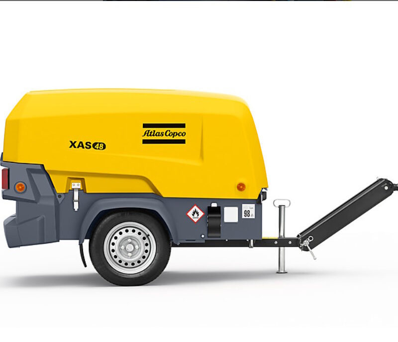 Дизельный компрессор Atlas Copco XAS 48 KD с генератором
