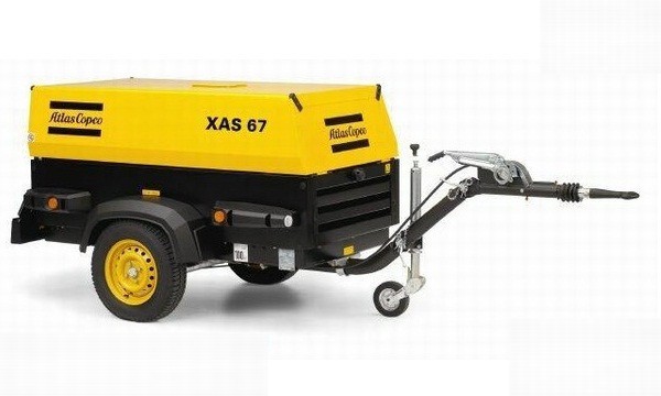 Дизельный компрессор Atlas Copco XAS 67 DdG со встроенным генератором