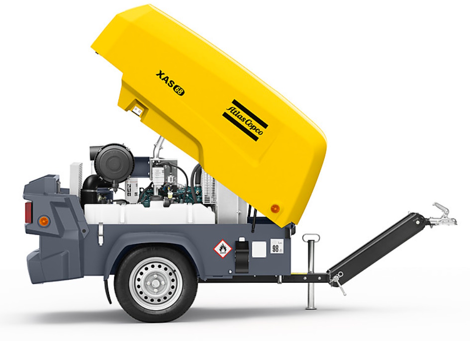 Дизельный компрессор Atlas Copco XAS 68 KD — изображение 3