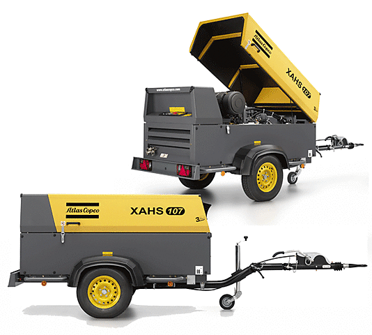 Дизельный компрессор Atlas Copco XAHS 107 Kd COM2