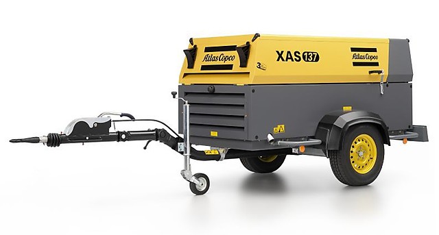 Дизельный компрессор Atlas Copco XAS 137 Kd с нормой COM2 по выхлопу