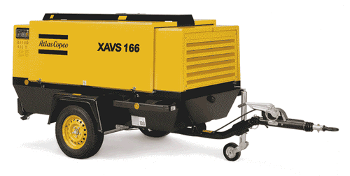 Дизельный компрессор Atlas Copco XAVS 166 Dd